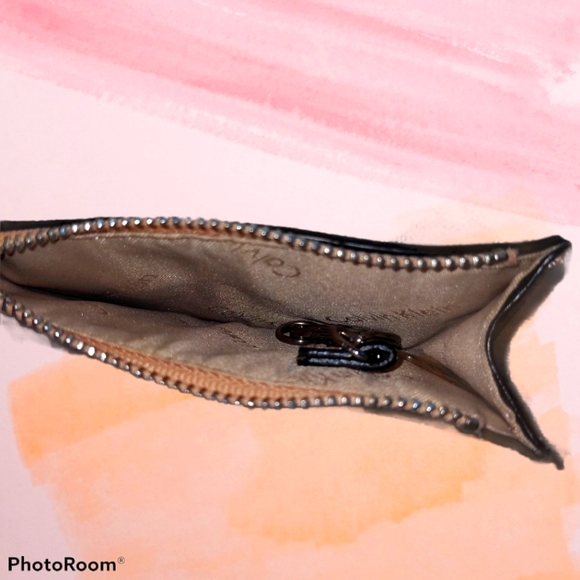 Calvin Klein change purse keyring key chain eyes - Picture 3 of 8